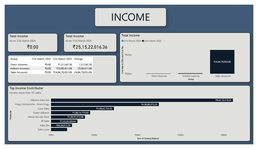 Automated financial statement dashboard view 5